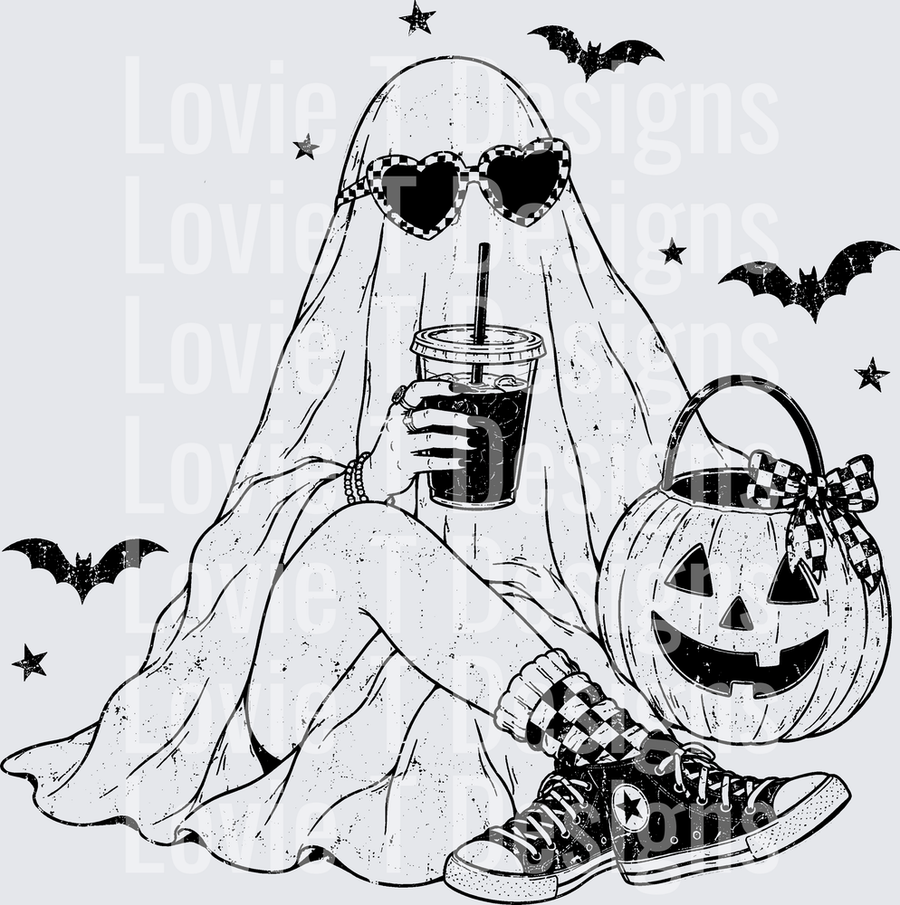 GHOST HALLOWEEN COFFEE