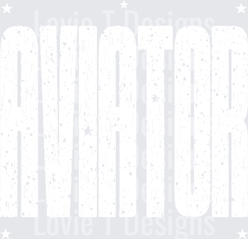 AVIATOR WHITE DISTRESSED