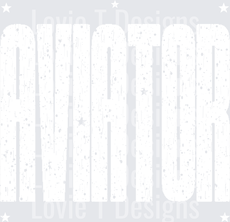 AVIATOR WHITE DISTRESSED