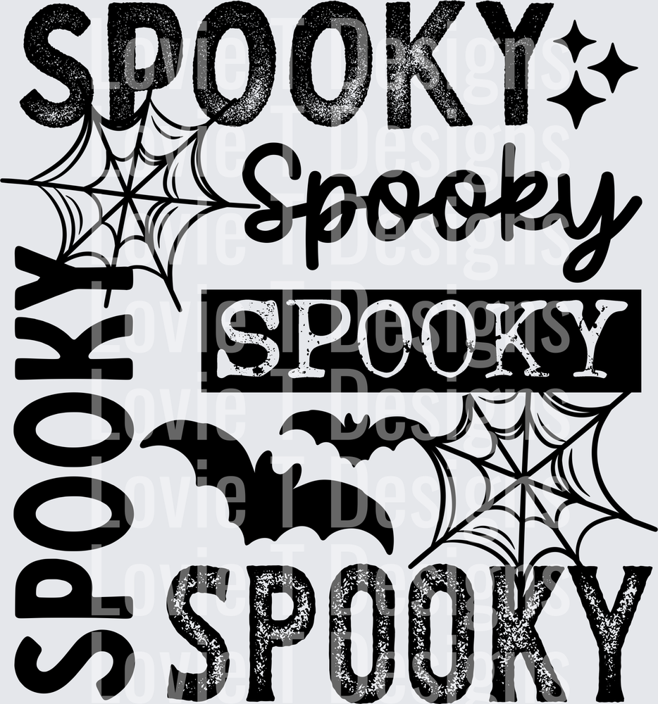 Spooky Black single color