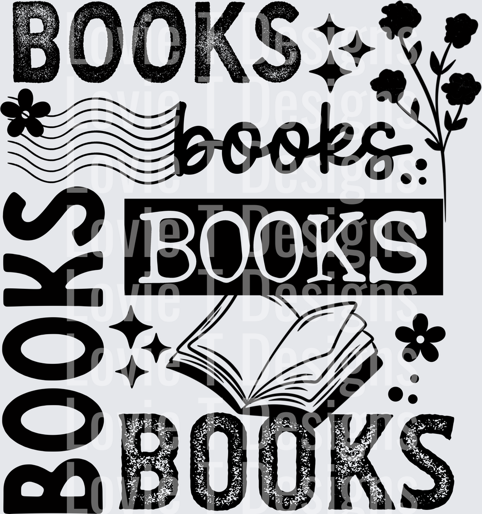 Books_Collage_Single_Color_Black