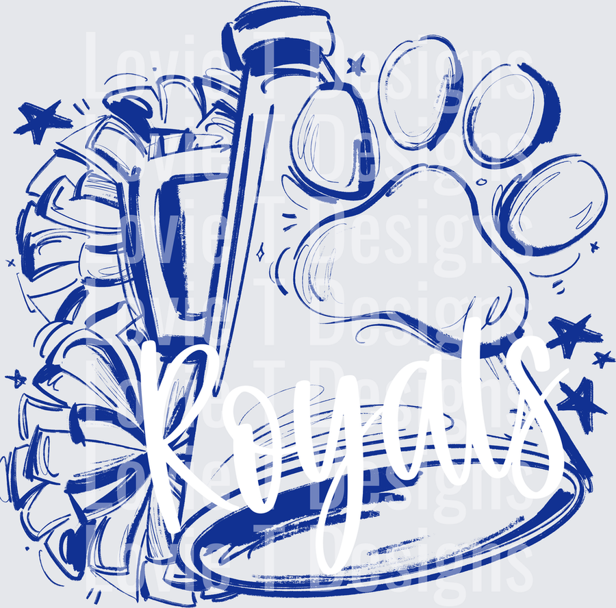 BIA SKETCHY MEGAPHONE AND PAW ROYALS JAIMEE