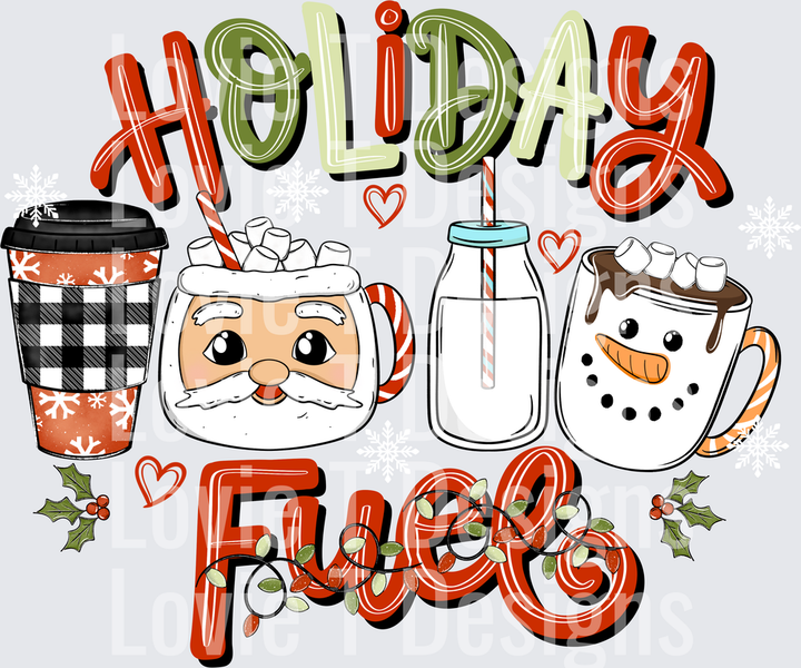 Holiday Fuel DTF transfer