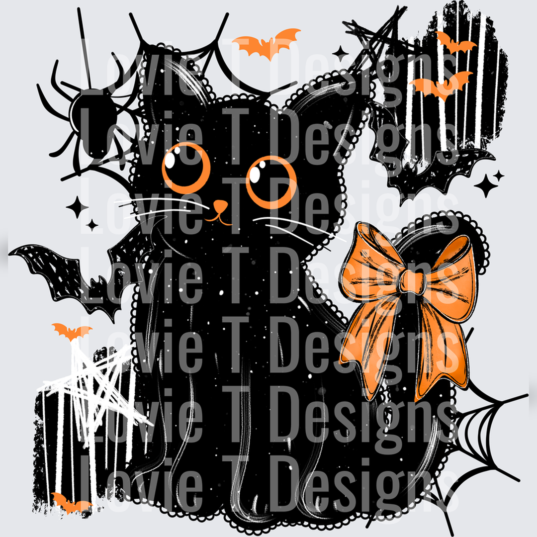 Black Cat – DTF Transfer – product image