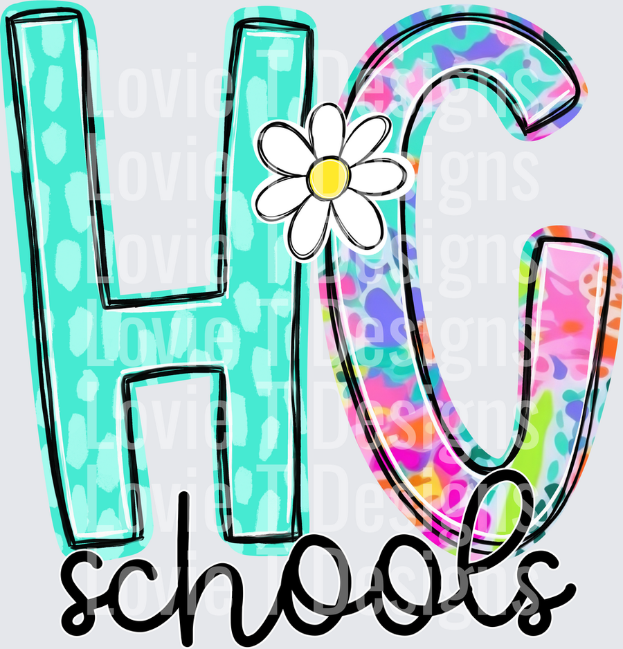 FLORAL NEON ALPHA HC SCHOOLS