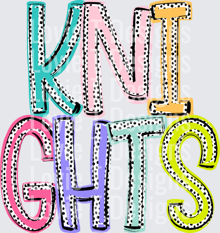 KNI-GHTS DIXIE DOT MASCOTS