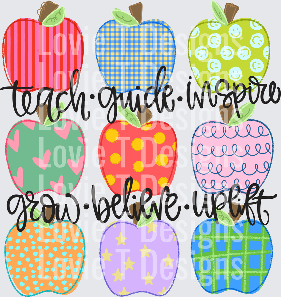 Teach guide inspire apples