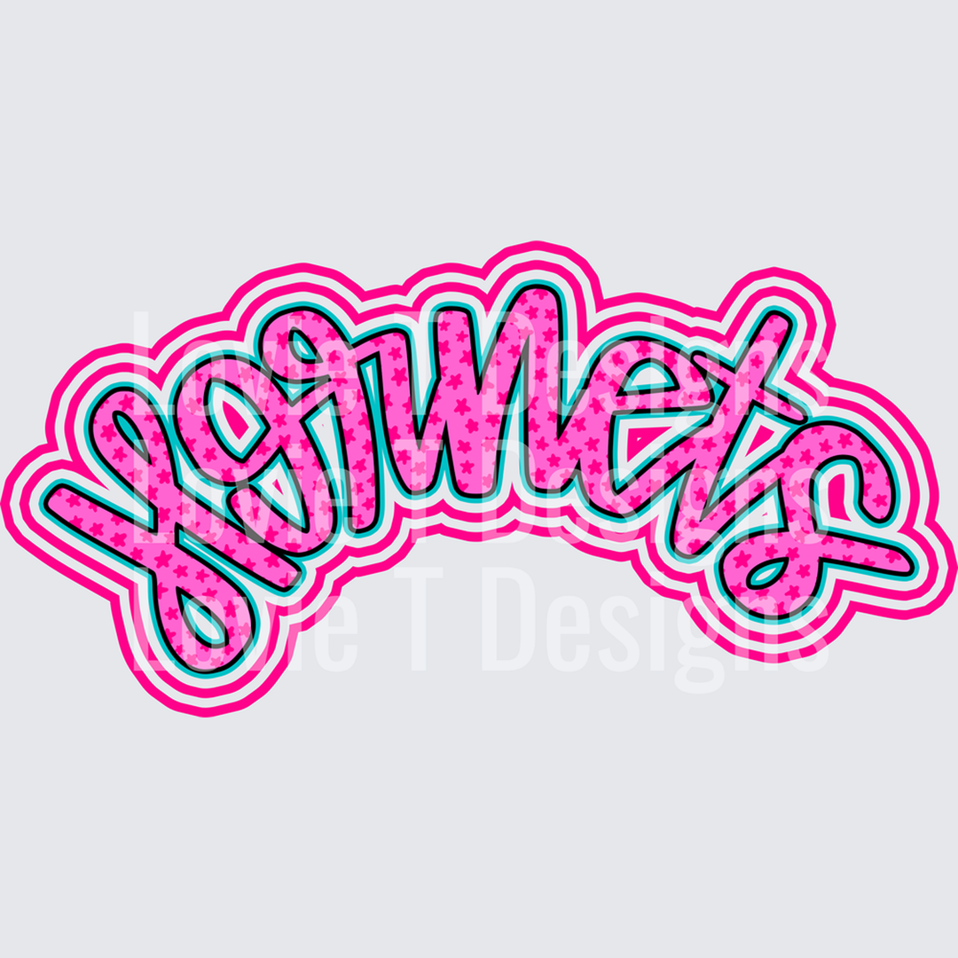 Hornets Pink Pocket – DTF Transfer – product image