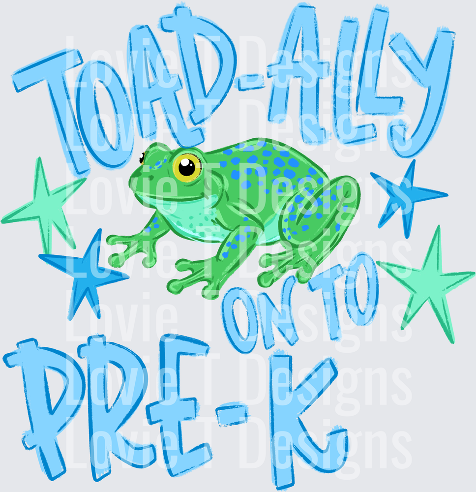 TOADALLY PRE-K BOY