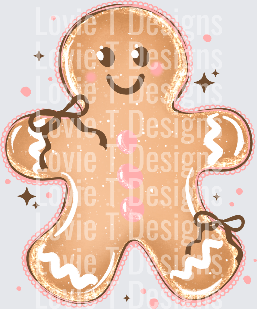 Pink gingerbread