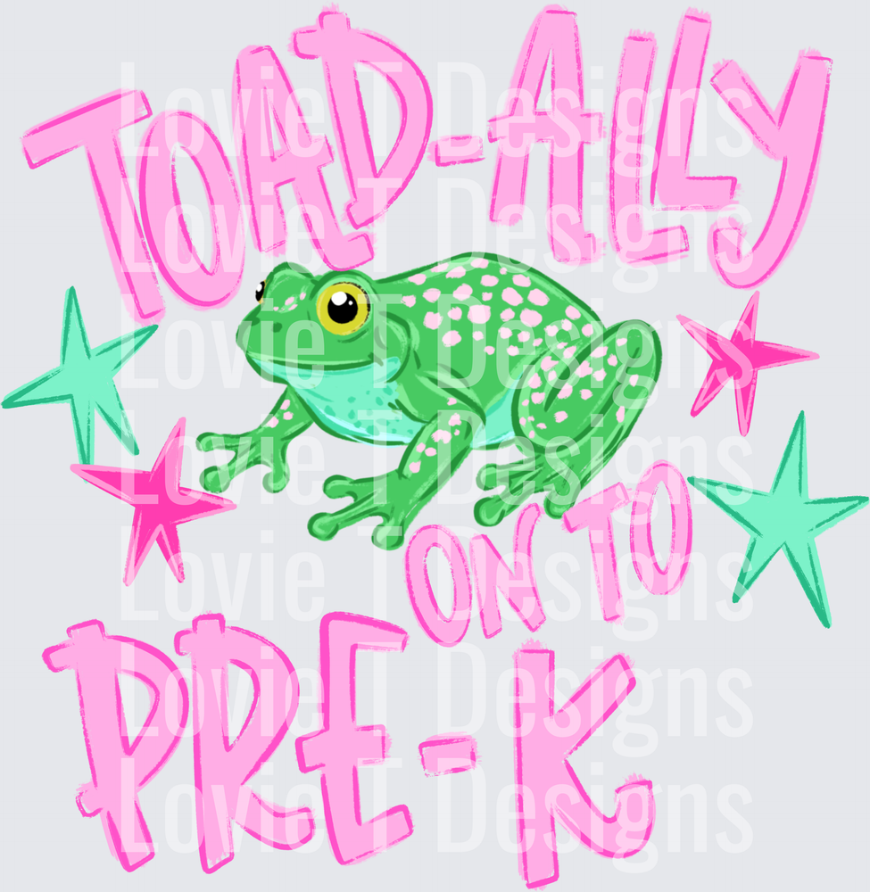TOADALLY PRE-K GIRL