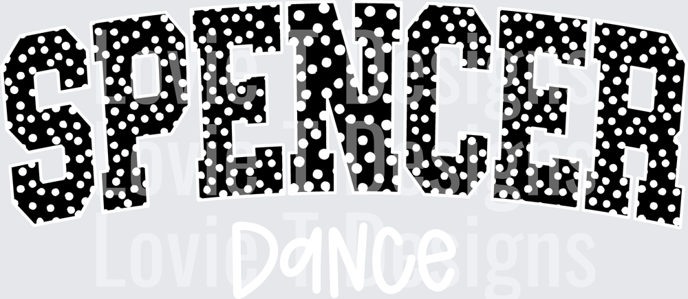 SPENCER DANCE BLACK DOT