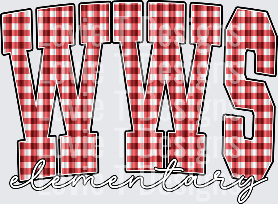 WWS RED GINGHAM ELEMENTARY