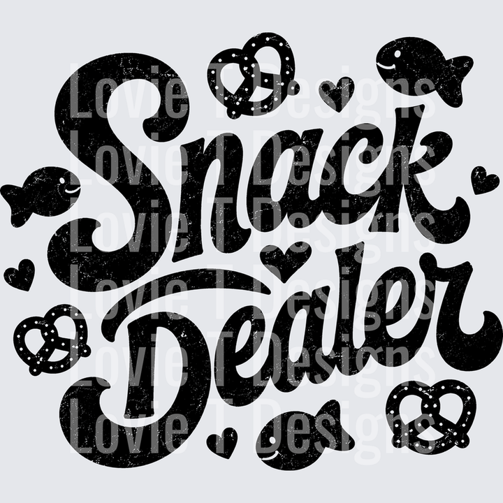 Snack Dealer Black – DTF Transfer