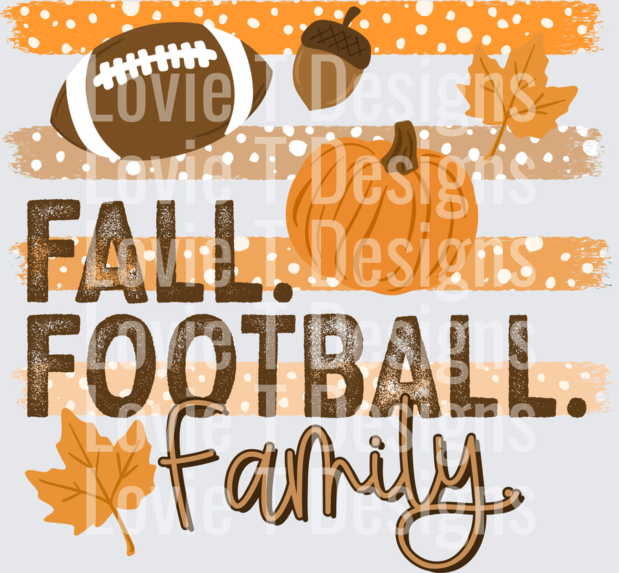Fall football family