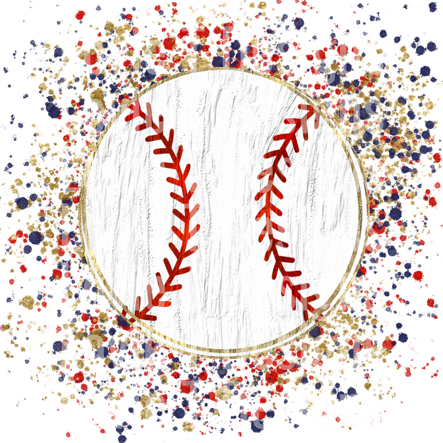 BASEBALL PAINT SPLATTER