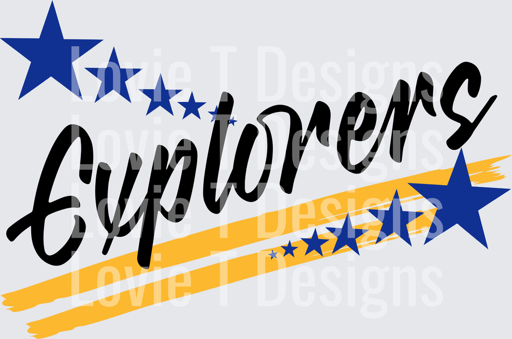 EXPLORERS BRUSH AND STARS