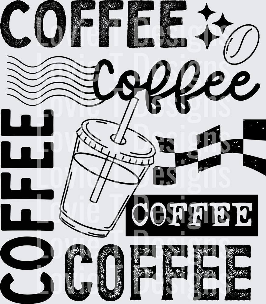 Coffee_Collage_Single_Color_Black_