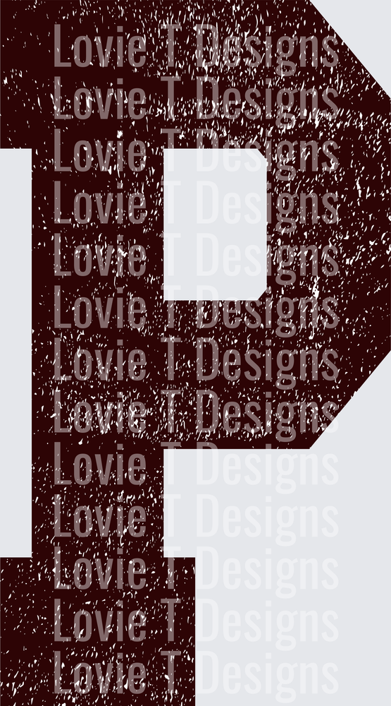 P MAROON DISTRESSED - HEATHER LINTON