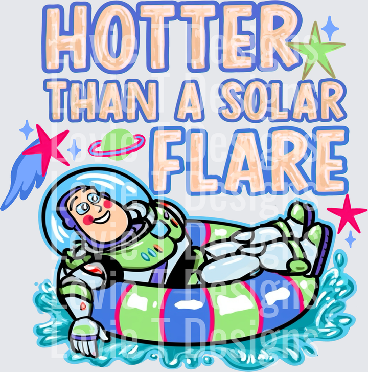 Hotter than a solar flare