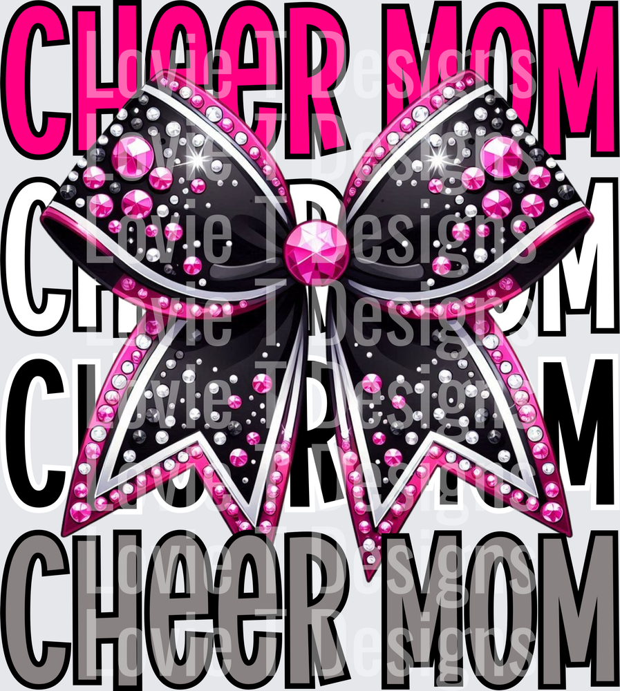 Cheer mom pink