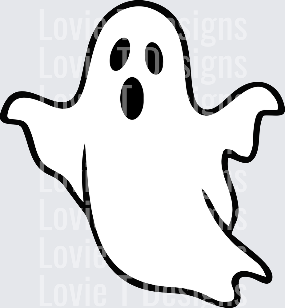 Pocket Ghost Halloween DTF transfer design