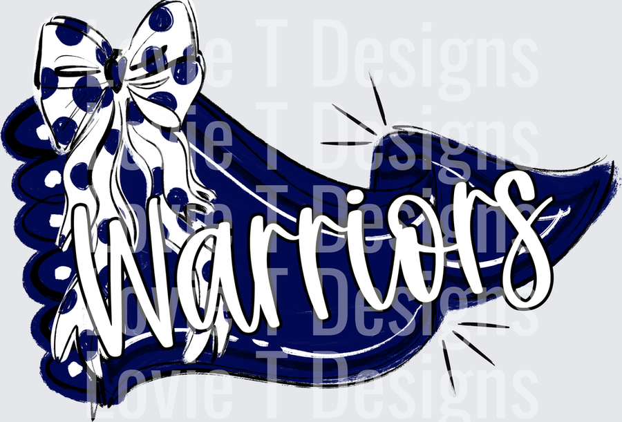 NAVY PENNANT AND BOW WARRIORS
