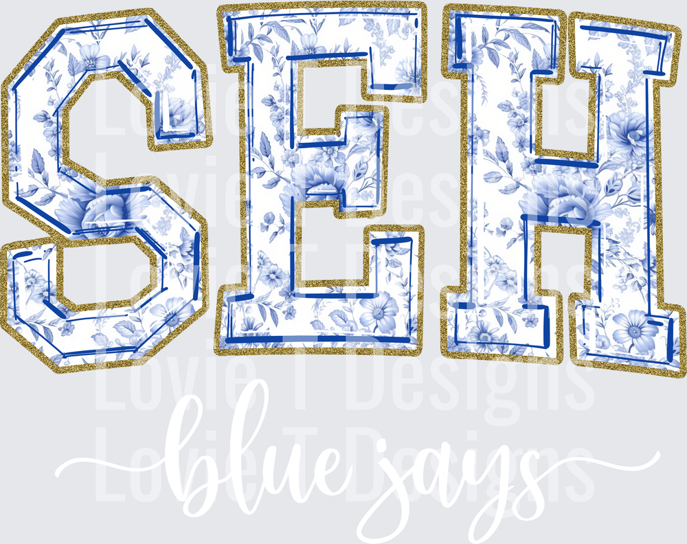 SEH BLUE JAYS BLUE TOILE