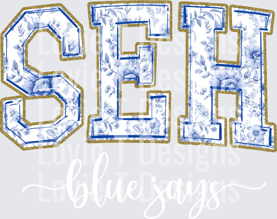SEH BLUE JAYS BLUE TOILE
