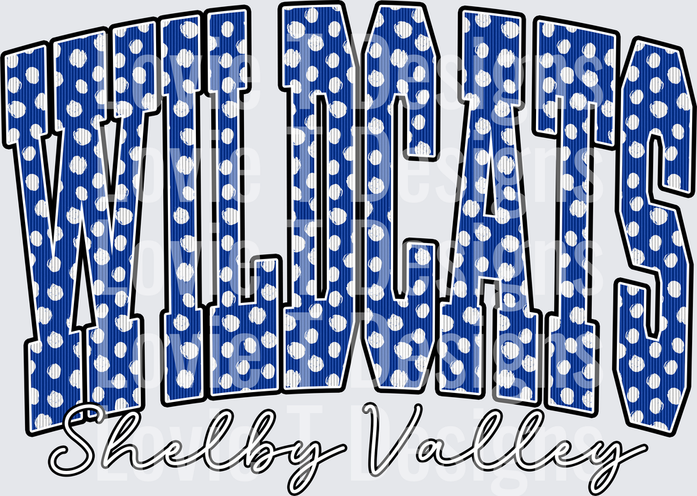 WILDCATS SHELBY VALLEY ROYAL DOTS