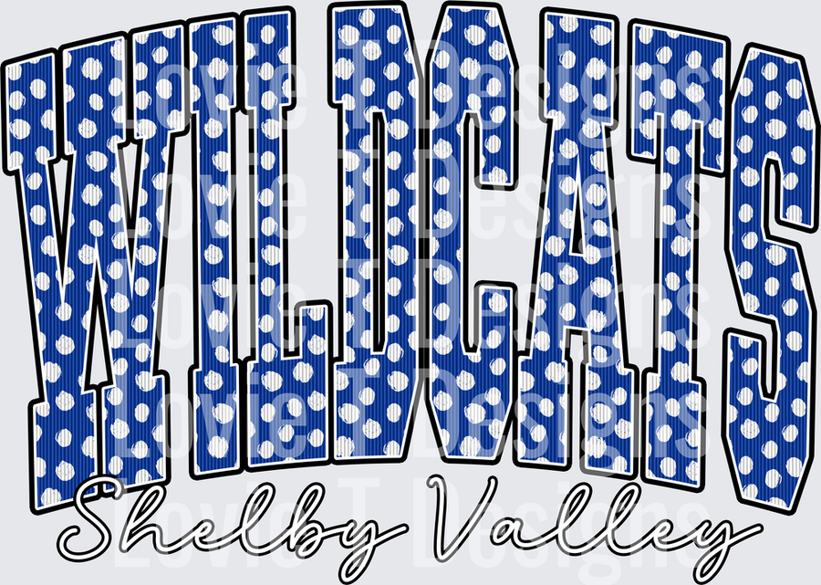 WILDCATS SHELBY VALLEY ROYAL DOTS