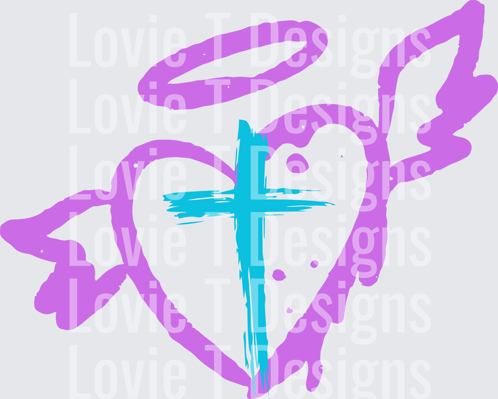 To Do List Make Heaven Crowded XOXO Jesus front faith DTF transfer design