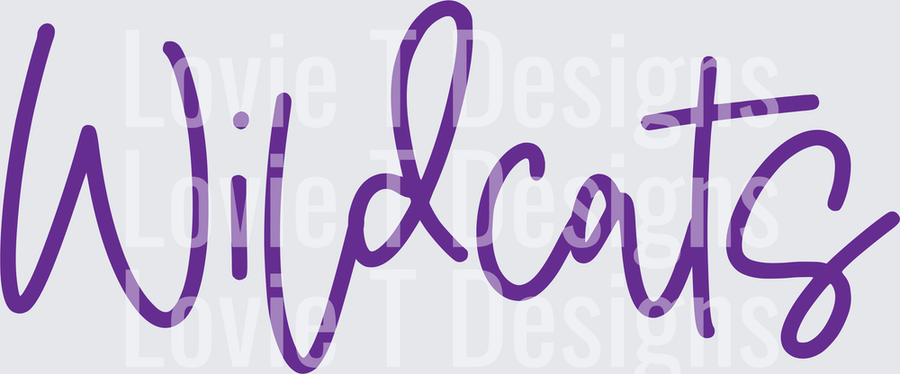 WILDCATS PURPLE SLEEVE