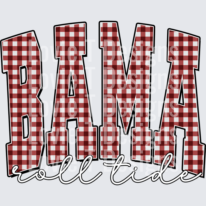 Bama Gingham – DTF Transfer – product image