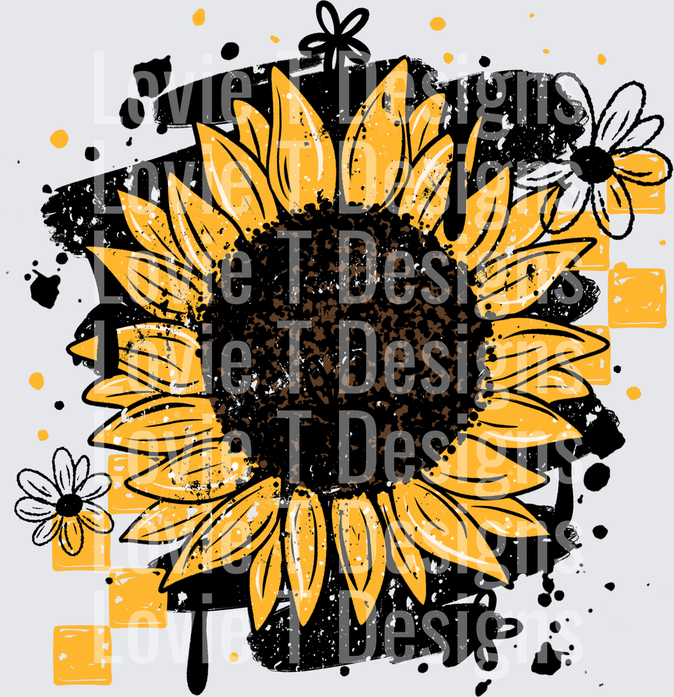 Grunge_Sunflower