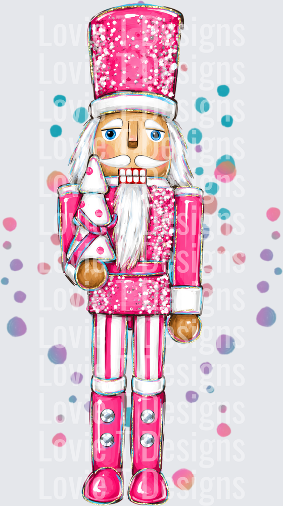 Nutcracker No Words Christmas DTF transfer design