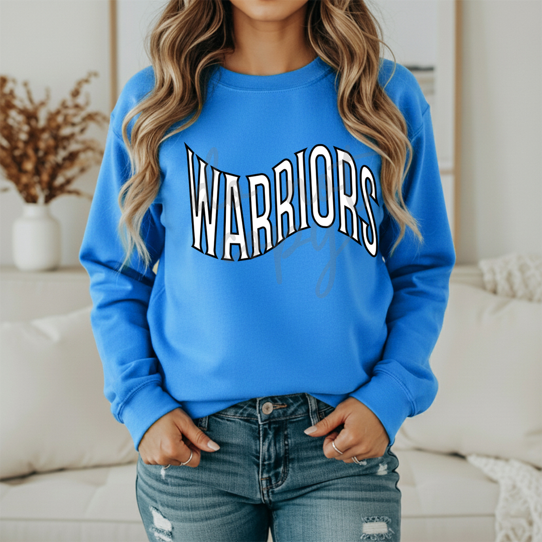 Wavy Typeface Mascot customizable DTF transfer